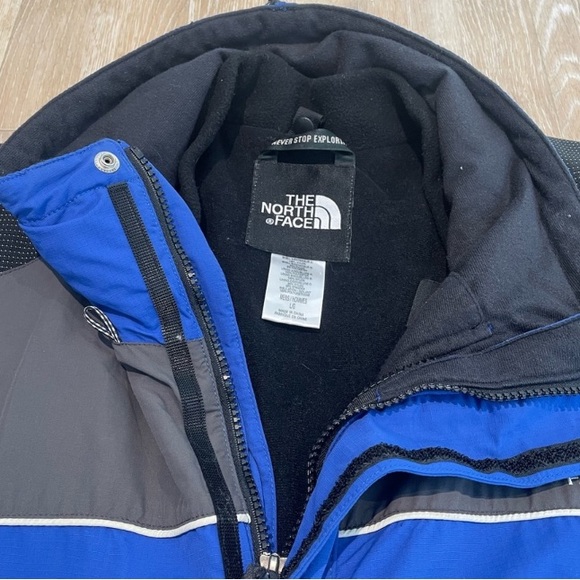 The North Face Hyvent Men's Winter Snow or Ski Jacket Blue Size Large (EUC) - Picture 3 of 5